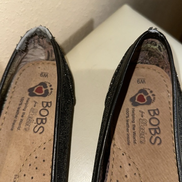 Bobs glitter loafers size 9 - Picture 3 of 5